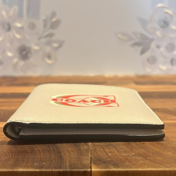 Coach Slim Billfold Wallet With Coach Stamp - Picture 7 of 12